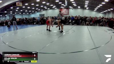 126 lbs Champ. Round 3 - Dylan Walsh, Nova WC vs Adrian Canales, Scanlan Wrestling Academy