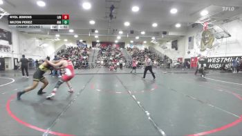 157 lbs Champ. Round 1 - Milton Perez, Anaheim vs Nyol Jenkins, Lancaster