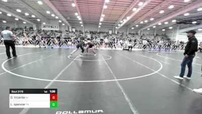 182 lbs Round Of 32 - Gavyn Vicente, NY vs Lukas Spencer, PA