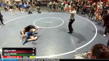 138 lbs Champ. Round 3 - Apollo Cruz, Orting vs Blake Berger, Deer Park