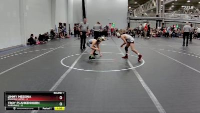 80 lbs Round 1 (4 Team) - Jimmy Messina, Dragons United vs Troy Plankenhorn, Warhawks