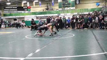 113 lbs Quarterfinal - Jameson Wood, Brighton vs Ethan Ackerman, Clay