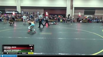 56 lbs Cons. Semi - Mitchell Bach, Unattached vs Beckham Bardinelli, Panda Wrestling Alliance