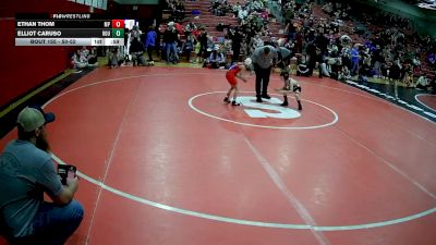 50-52 lbs Round 5 - Elliot Caruso, Roughhouse vs Ethan Thom, Mt. Pleasant
