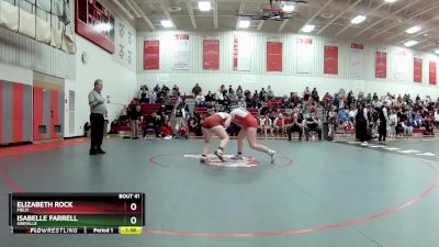170 lbs Quarterfinal - Isabelle Farrell, Orrville vs Elizabeth Rock, Field