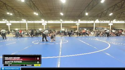 48-50 lbs Round 3 - Walker Newby, Middleton Wrestling Club vs Quintyn Raynor, Kuna Klub