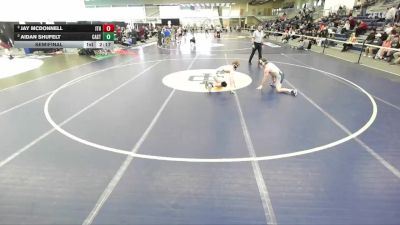 133 lbs Semifinal - Jay McDonnell, Ithaca vs Aidan Shufelt, Castleton