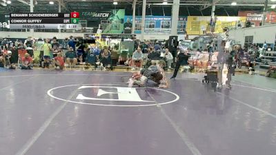 122 lbs Semifinal - Benjamin Schoeneberger, Grit Mat Club Red - HSC vs Connor Guffey, Superior Wrestling - HSC