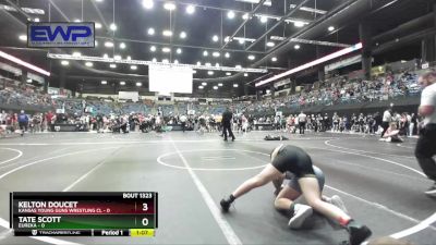 120 lbs Quarterfinal - Tate Scott, Eureka vs Kelton Doucet, Kansas Young Guns Wrestling Cl