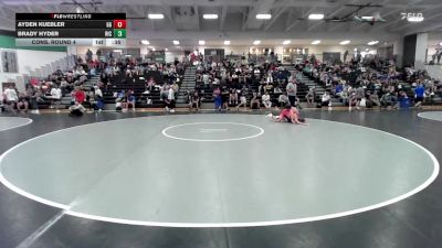 132 lbs Cons. Round 4 - Brady Hyder, Richmond vs Ayden Kuebler, GI Grapplers