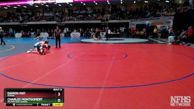 125 lbs Cons. Round 2 - Charles Montgomery, Palmer High School vs DAMON MAY, Kodiak