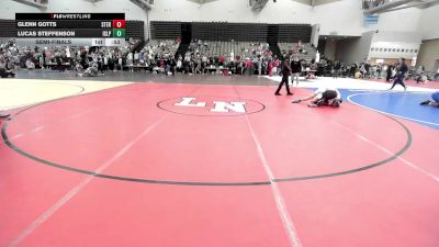 132-I2 lbs Semifinal - Glenn Gotts, Sterling vs Lucas Steffenson, Islip