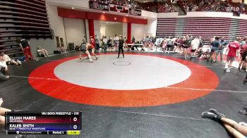 215 lbs Quarterfinal - Elijah Mares, Oklahoma vs Kaleb Smith, Blue T Freestyle Wrestling