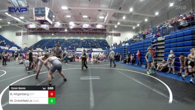 131 lbs Consolation - Balen Hilgenberg, Standfast vs Michael Critchfield Jr., Choctaw Ironman Youth Wrestling