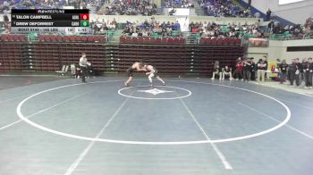 165 lbs Quarterfinal - Talon Campbell, Ashley Ridge vs Drew DeForrest, Carolina Forest