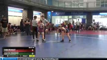 90 lbs Round 9 (10 Team) - Zain Beasley, Alabama Elite Black&nbsp; vs Colton Risinger, Predator Wrestling