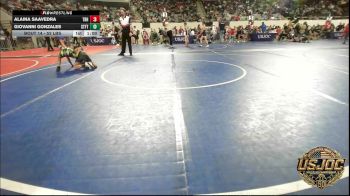 52 lbs Round Of 32 - Alaina Saavedra, Top Rank Hammers vs Giovanni Gonzales, Standfast
