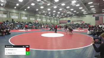 132 lbs Round Of 16 - Shea Dawson, Morro Bay vs Jacob Perez, Monache