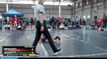 132 lbs Cons. Round 2 - Tristan Petty, Small Town Wrestling Club vs Dante Batlle, West Jr High