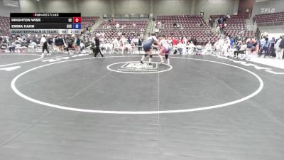 235 lbs Quarterfinals (8 Team) - Emma Hahn, Colby Community College vs Brighton Wise, Snow