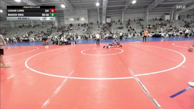 85 lbs Rr Rnd 3 - Logan Long, Grit Mat Club White vs Mason Reis, Buffalo Valley Wrestling Club EL Black