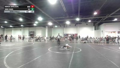 46 lbs Semifinal - Kekoa Sheldahl, Mantanona TC vs Isen Vang, Elk Grove Wr Acd