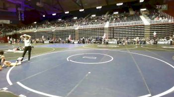 50 lbs Semifinal - Kayson Calkins, Green River Grapplers vs Lucas Perez, Bear Cave