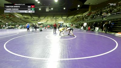 165 lbs Semifinal - Treyton Sheets, Frontier vs James Curoso, Clovis