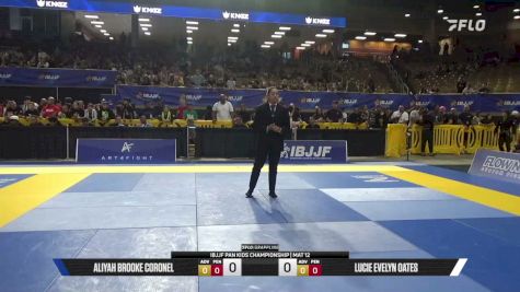 Lucie Evelyn Oates vs Aliyah Brooke Coronel 2026 Pan Kids Jiu-Jitsu IBJJF Championship