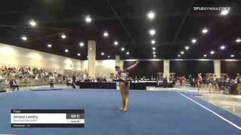 Allison Landry - Floor, Pearland Elite #942 - 2021 USA Gymnastics Development Program National Championships