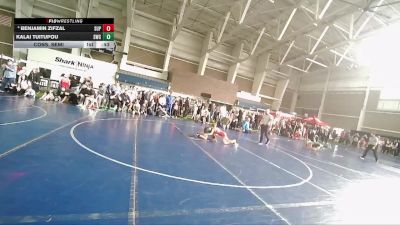 67 lbs Cons. Semi - Benjamin Zifzal, Suples vs Kalai Tuitupou, Shootbox Wrestling Club