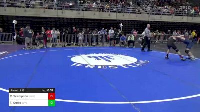 120 lbs Round Of 16 - Chayce Scampone, Muncy, PA vs Tj Krebs, Seven Valleys, PA