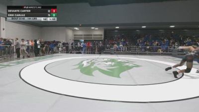 144 lbs Consi Of 64 #1 - Devante Carter, SC vs Erik Carlile, PA