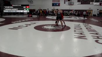 285 lbs Champ. Round 1 - Andreas Barnett, Sioux Falls vs Kyler Hall, Central