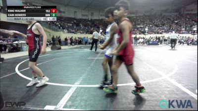 67 lbs Round Of 32 - Cain Howeth, Barnsdall Youth Wrestling vs King Walker, Tulsa Blue T Panthers