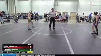 88 lbs Finals (2 Team) - Isaac Harpster, M2TC vs Cannon Driscoll, Terps Xtreme