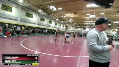 170 lbs Cons. Round 2 - CorBin Sayler, Yankton Jr Bucks vs Collin Dean, Redfield Youth Wrestling