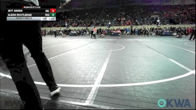 92 lbs Semifinal - Jett Greer, Shelton Wrestling Academy vs Aleks Routledge, Prodigy Elite Wrestling