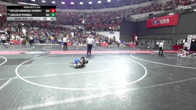 51 lbs Cons. Round 2 - Lincoln Powell, BGC vs Taylor Mendoza Overbo, De Soto Wrestling