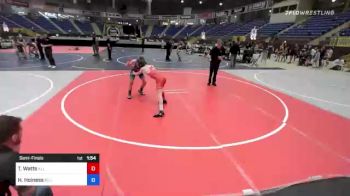 130 kg Semifinal - Titus Watts, All American Training Center vs Holden Hoiness, Billings WC