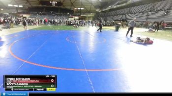 102 lbs Cons. Semi - Rocco Gannon, Inland Northwest Wrestling Training Center vs Ryder Kittelson, South West Washington Wrestling Club