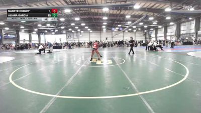 100 lbs Consi Of 32 #1 - Nadeye Dudley, FL vs Aliana Garcia, MA