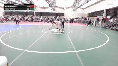 133-H2 lbs Semifinal - Mick Granger, Fisheye vs Aiden Drake, Pro-ex Wrestling Club