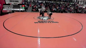 157 lbs Champ. Round 3 - Daniel Malan, Wilmette (LOYOLA) vs Donncha Souza, YORKVILLE (HS)