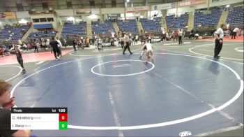 74 lbs Final - Charlie Haneborg, Midwest Destroyers vs Isaiah Baca, NM Bad Boyz