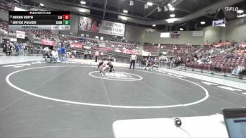 2A 144 lbs Semifinal - Bryce Pulver, South Summit vs Miken Keith, San Juan