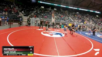 56 lbs Cons. Round 5 - Tilden Taylor, Wyoming Underground Wrestling vs Ace Phillips, Powell Wrestling Club