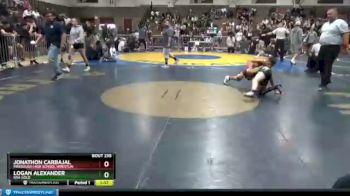 101 lbs Round 3 - Logan Alexander, USA Gold vs Jonathon Carbajal, Firebaugh High School Wrestlin