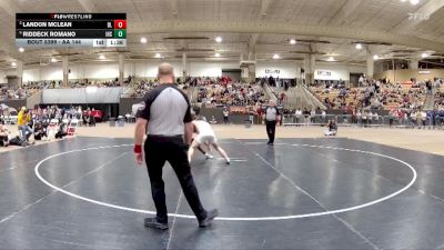 AA 144 lbs 1st Place Match - Landon McLean, Blackman High School vs Riddeck Romano, Independence High School