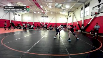 197 lbs Quarterfinal - Nick Garris, Palomar College vs Matthew Porras Diamond, Menlo NWCA